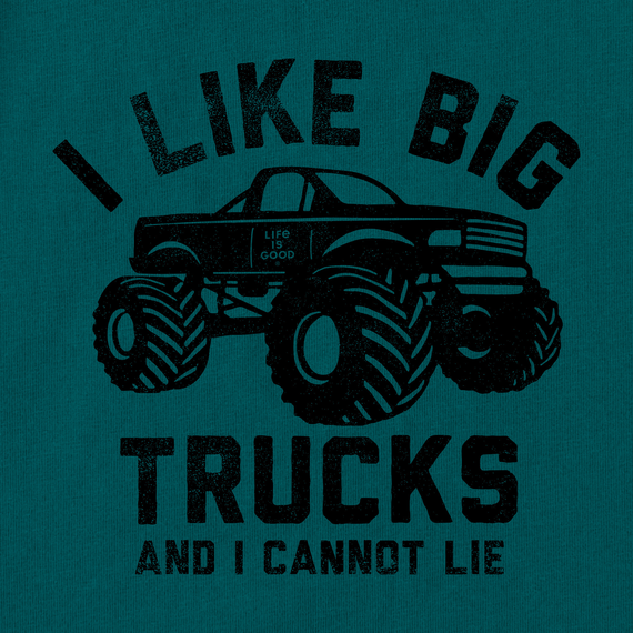 Life is Good Kids' Crusher Tee - I Like Big Trucks Lift