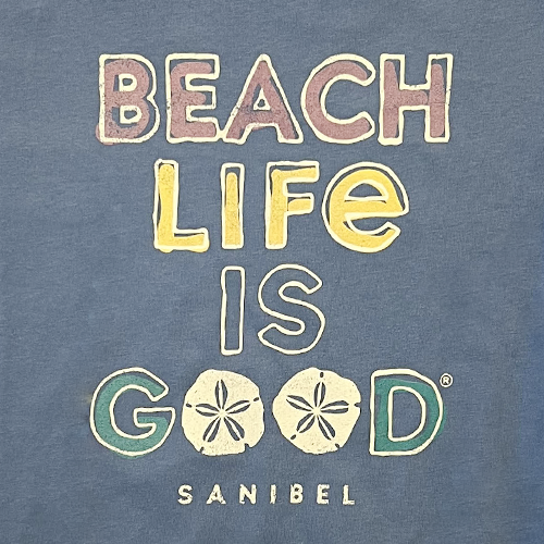 Life is Good Women's Crusher Tee - Sanibel Beach Life is Good