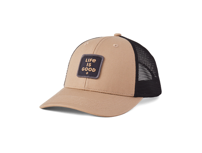 Life is Good Trucker Hat - Square LIG Patch display picture 1