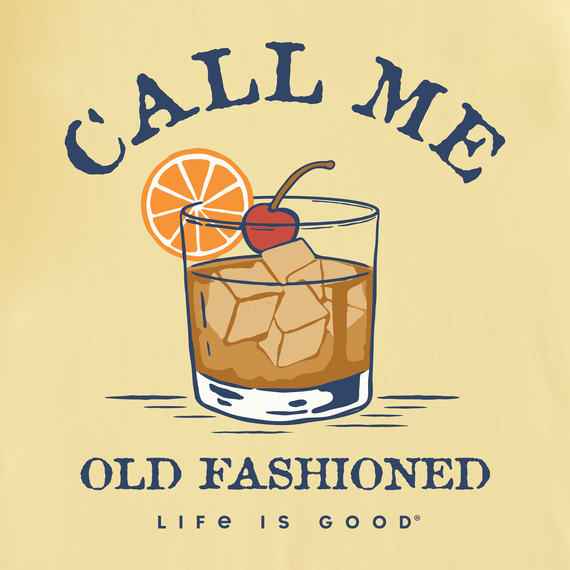 Life is Good Men's Crusher Tee - Call Me Old Fashioned