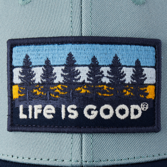 Life is Good Hard Mesh Back Cap - Tree Patch