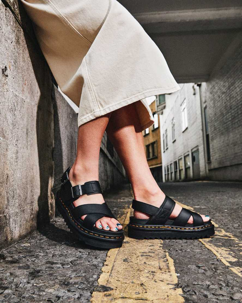 Dr. Martens Women's Voss II Leather Strap Sandals