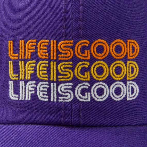 Life is Good Sunwashed Chill Cap - Gradient LIG