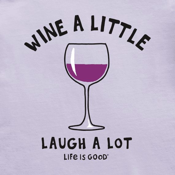 Life is Good Women's Crusher Vee - Wine a Little