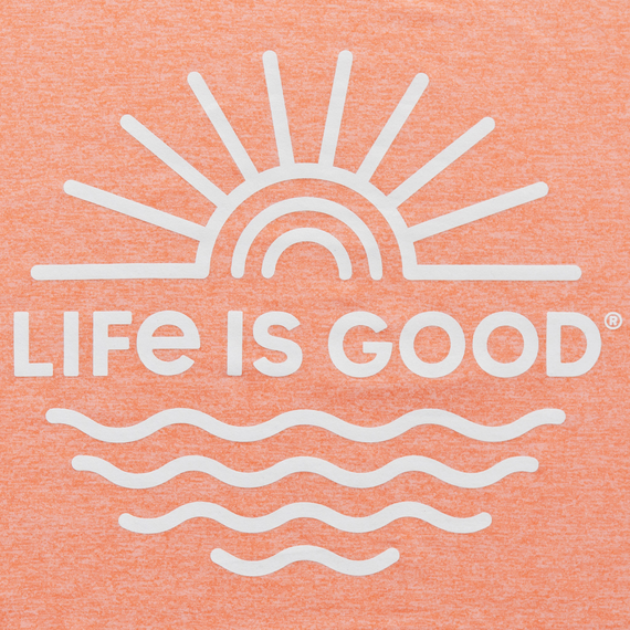 Life is Good Men's Active Tee - Sun & Sea