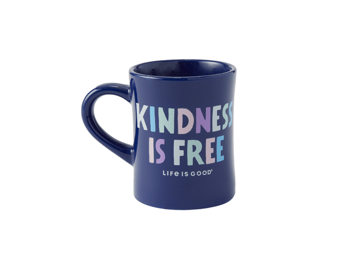 Life is Good Diner Mug - Kindness Data Point