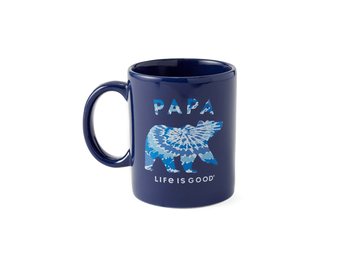 Life Is Good Tie Dye Papa Bear Jake's Mug