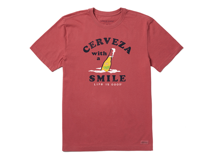 Life is a smile cloth-