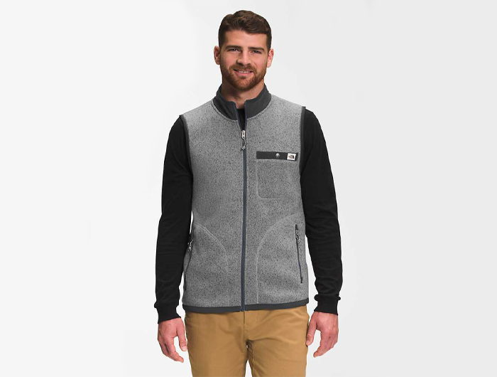 North face men's shop gordon lyons fleece vest