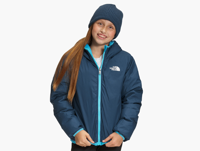The North Face Girls’ Reversible North Down Hooded Jacket