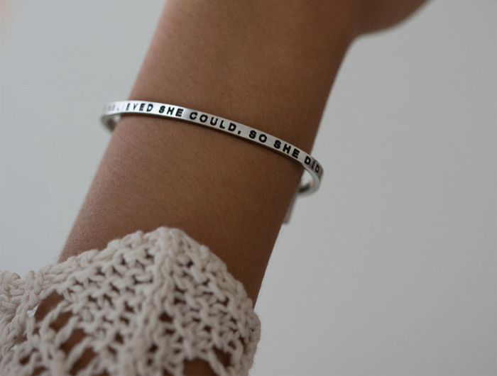 Mantraband She Believed She Could, So She Did Bangle