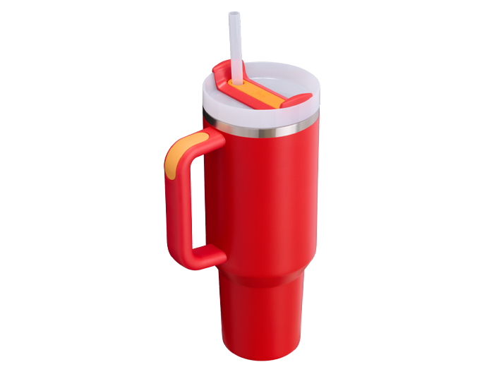 Vaso Stanley Quencher H2.O 40 Oz - Goldenrod Con Tapa FlowState