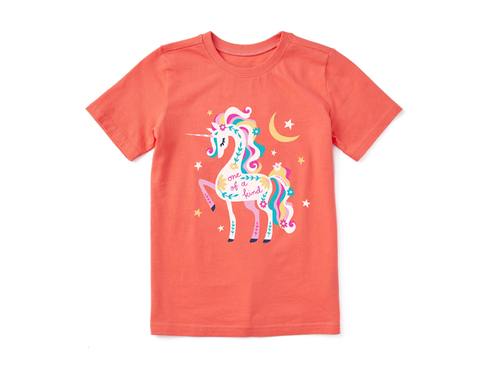 Life is Good Kids' Crusher Tee - One of a Kind Unicorn