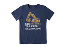 Life is Good Kids' Crusher Tee - Jake and Rocket Excavator