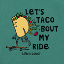 Life is Good Kids' Crusher Tee - Let's Taco Bout My Ride