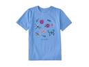 Life is Good Kids' Crusher Tee - Watercolor Doodle Bug