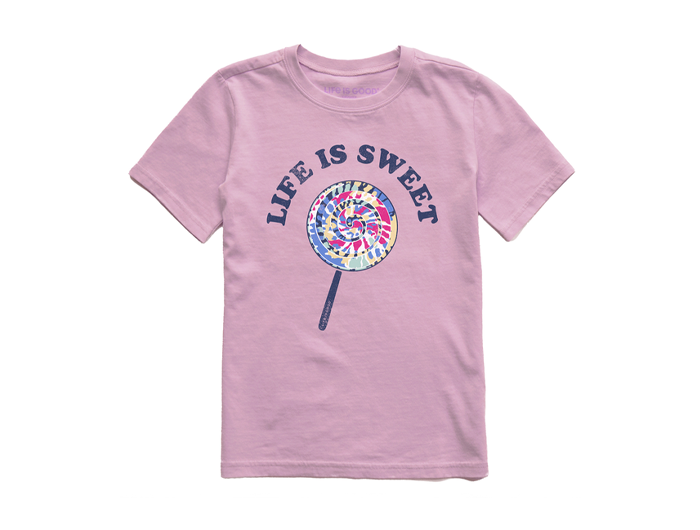 Life is Good Kids' Crusher Tee - Life Is Sweet Lollipop