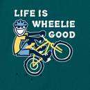 Life is Good Kid's Long Sleeve Crusher Tee - Jake Wheelie Good