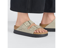 Birkenstock Papillio Women's Arizona Flex Platform - Nubuck Leather