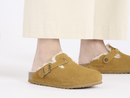 Birkenstock Boston Teddy Shearling - Corduroy Suede Leather