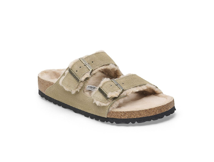 Top BIRKENSTOCK Birk's Granada Sily Suede Sky Blue Sandals Women's 6 Men's 4