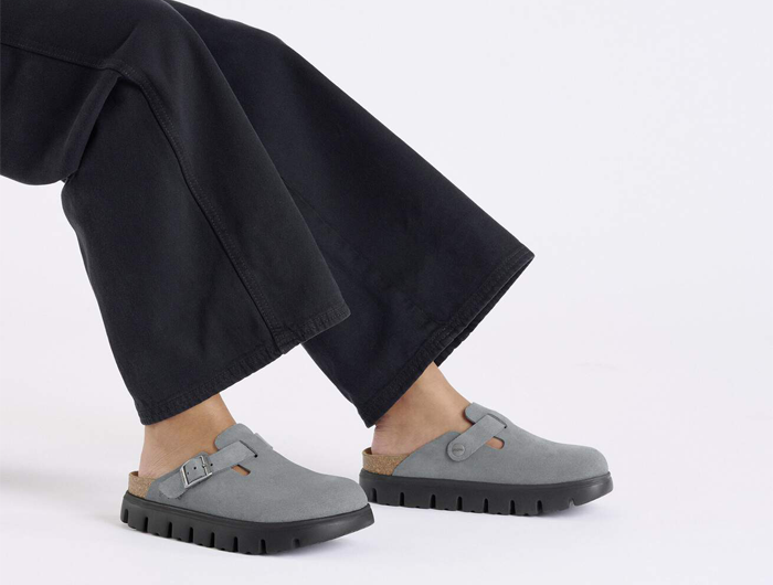 Birkenstock Papillio Women's Boston Chunky - Suede Leather