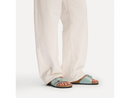 Birkenstock Madrid Big Buckle - High Shine Natural Leather Patent