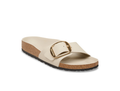 Birkenstock Madrid Big Buckle - High Shine Natural Leather Patent