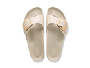 Birkenstock Madrid Big Buckle - High Shine Natural Leather Patent