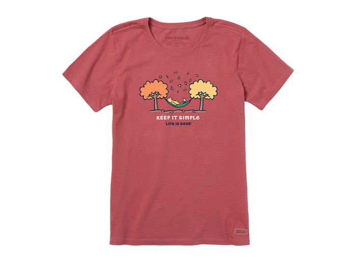 Life is Good Women's Crusher Tee - Winnie Fall Hammock