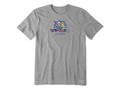 Life is Good Men's Crusher Tee - Jake and Rocket Tailgate