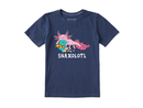 Life is Good Kids' Crusher Tee - Snaxolotl