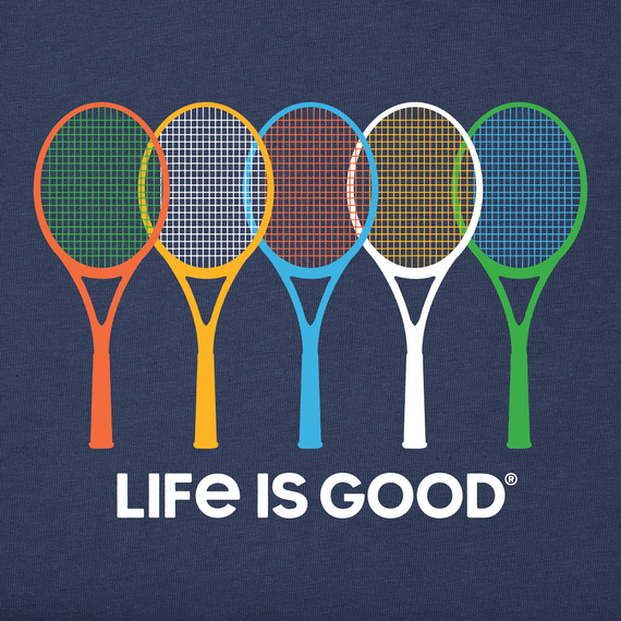 Life is Good Women's Crusher Tee - Tennis Spectrum