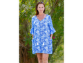 Treasures of Bali Women's Michelle Tie Neck Tunic Dress