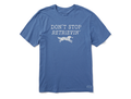 Life is Good Men's Crusher Tee - Don't Stop Retrievin'