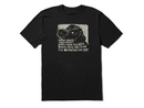 Life is Good Men's Crusher Lite Tee - Black Snack Dog