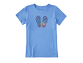 Life is Good Women's Crusher Tee - Sunburst Flip Flops