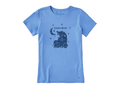 Life is Good Women's Crusher Tee - Celestial Mama Bear