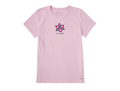 Life is Good Women's Crusher Tee - Orchid