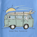 Life is Good Women's Crusher Tee - Quirky Surf Seagull