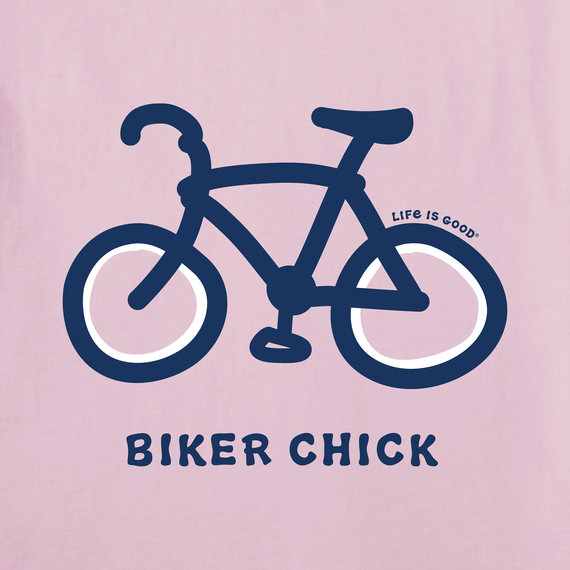 Life is Good Women's Crusher Vee - Biker Chick