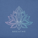 Life is Good Women's Crusher Vee - Lotus Breathe