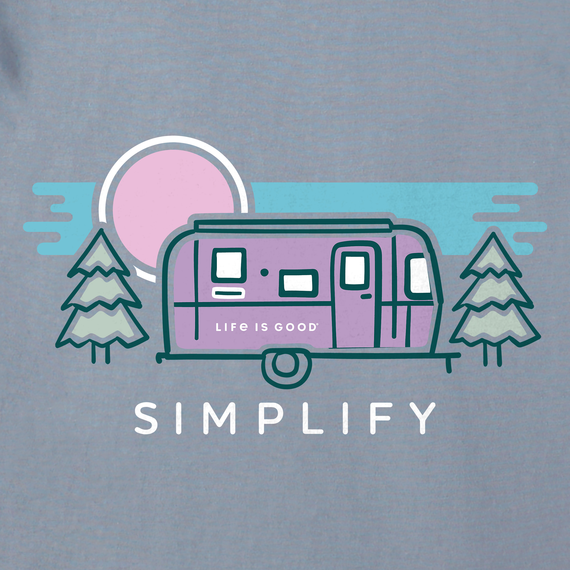 Life is Good Women's Crusher Lite Tee - Simplify Camper