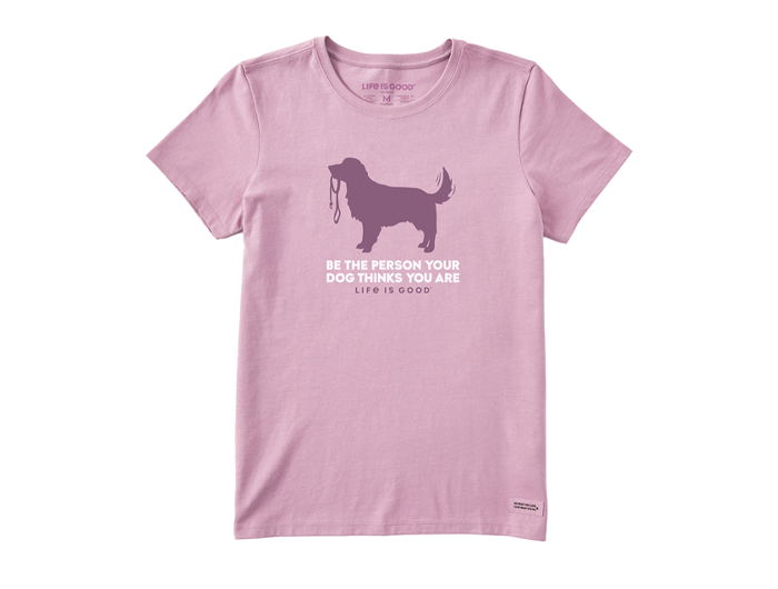 Life is Good Women's Crusher Lite Tee - Be the Person Retriever