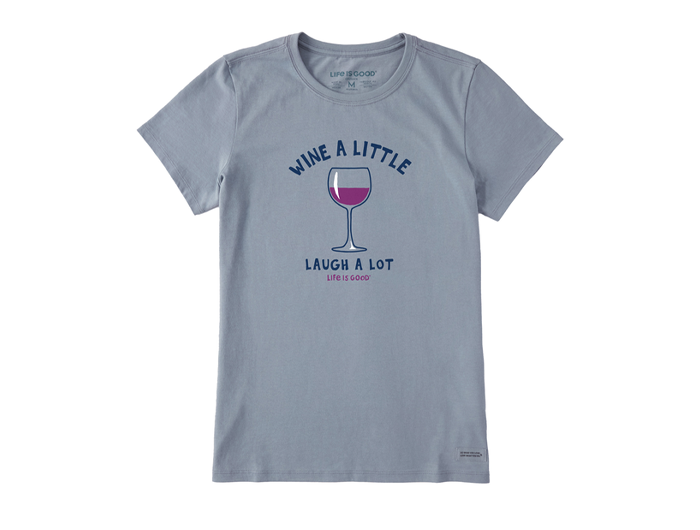 Life is Good Women's Crusher Lite Tee - Laugh a Lot