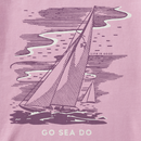 Life is Good Women's Crusher Lite Tee - Go Sea Do