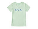 Life Is Good Women's Crusher Lite Vee - Three Hummingbirds