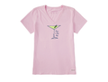 Life Is Good Women's Crusher Lite Vee - Dry Day Martini