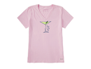 Life Is Good Women's Crusher Lite Vee - Dry Day Martini