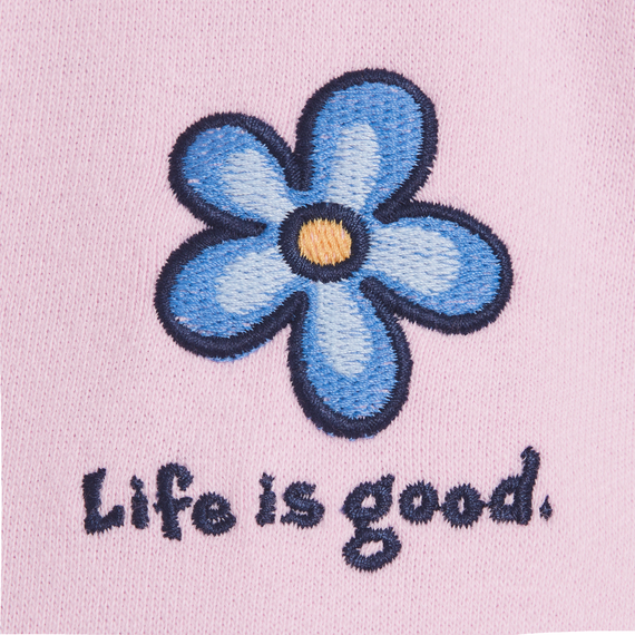 Life is Good Women's Simply True Fleece Zip Hoodie - Sweet Daisy